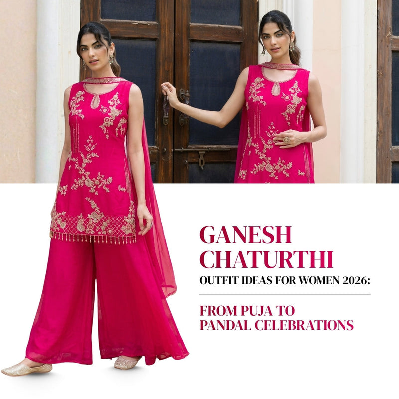 Ganesh Chaturthi Outfit Ideas for Women 2026: From Puja to Pandal Celebrations