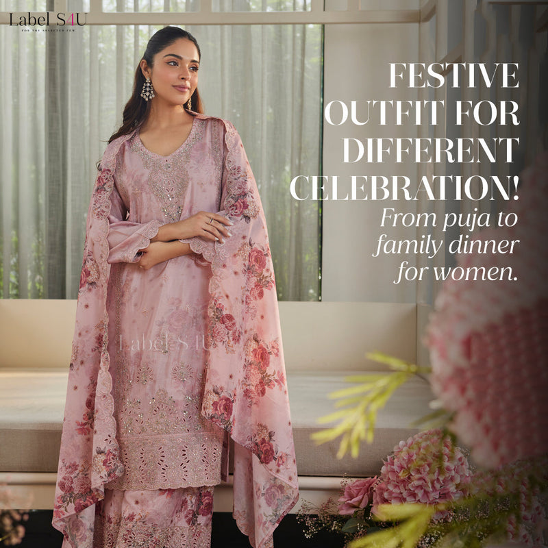 Festive Outfits for Different Celebrations: From Puja to family dinner for women