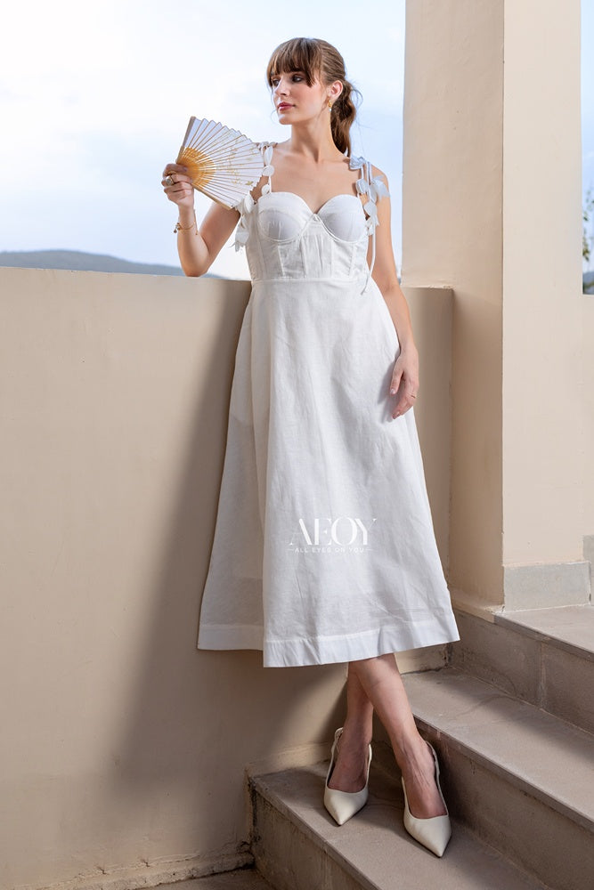 Dream Belle-White Maxi Dress