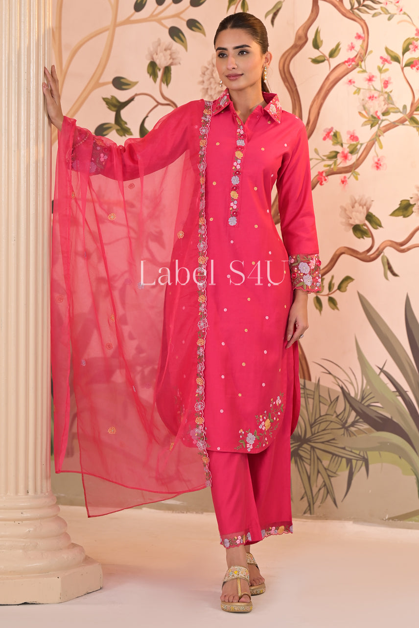 Gulabi Noor-Suit Set