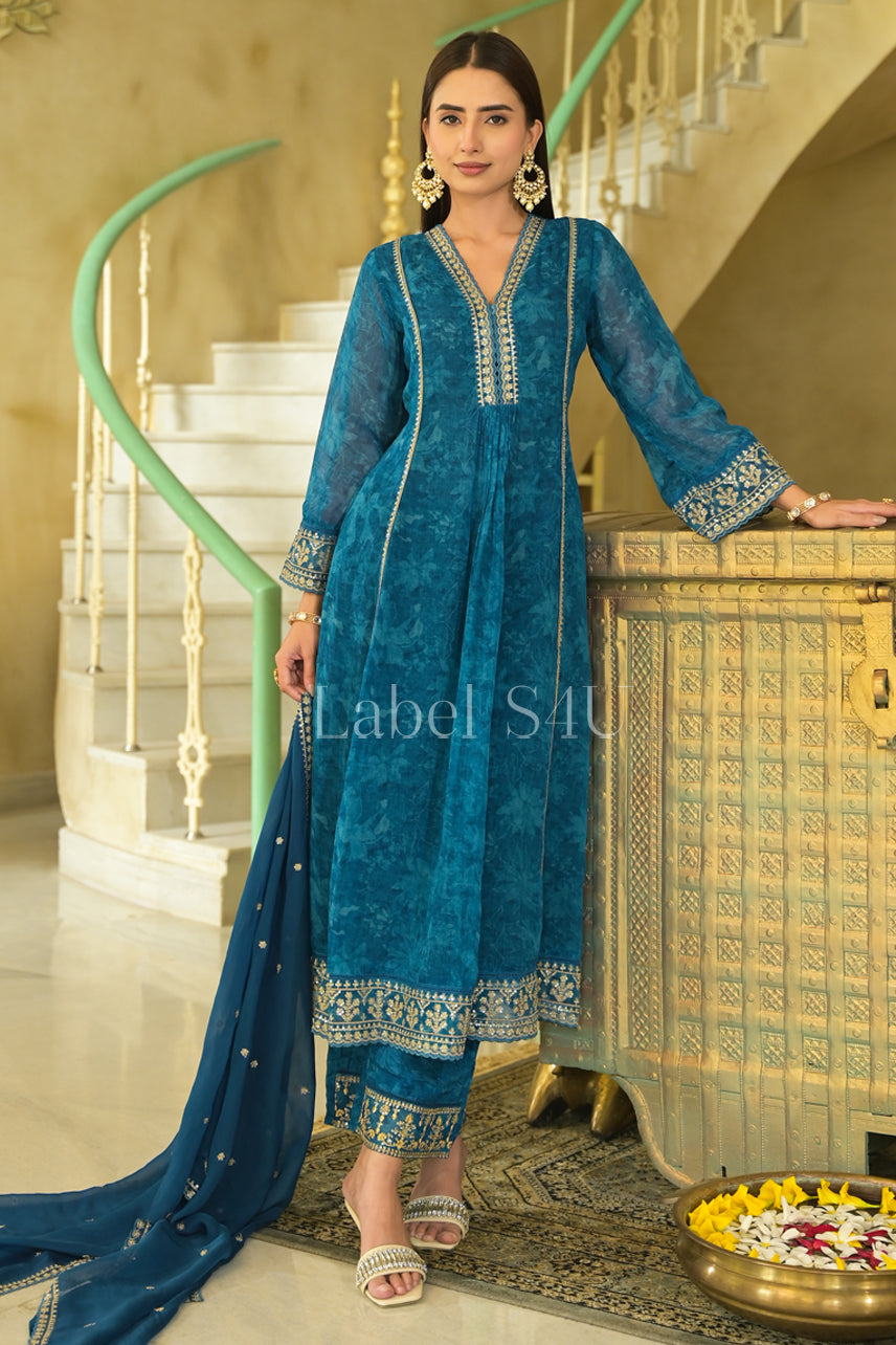 Sapphire Grace-Anarkali