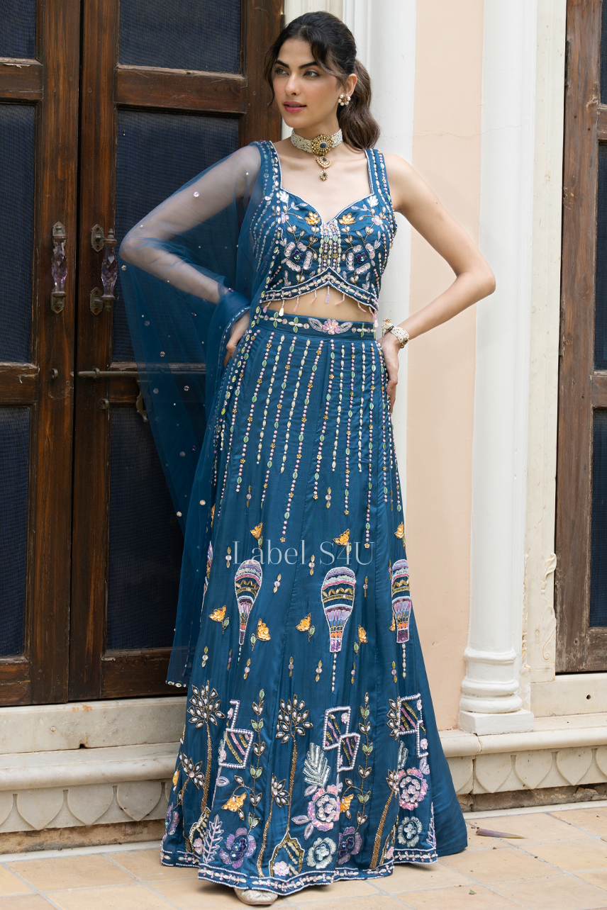 Balloon Belle Embellished Lehenga Set