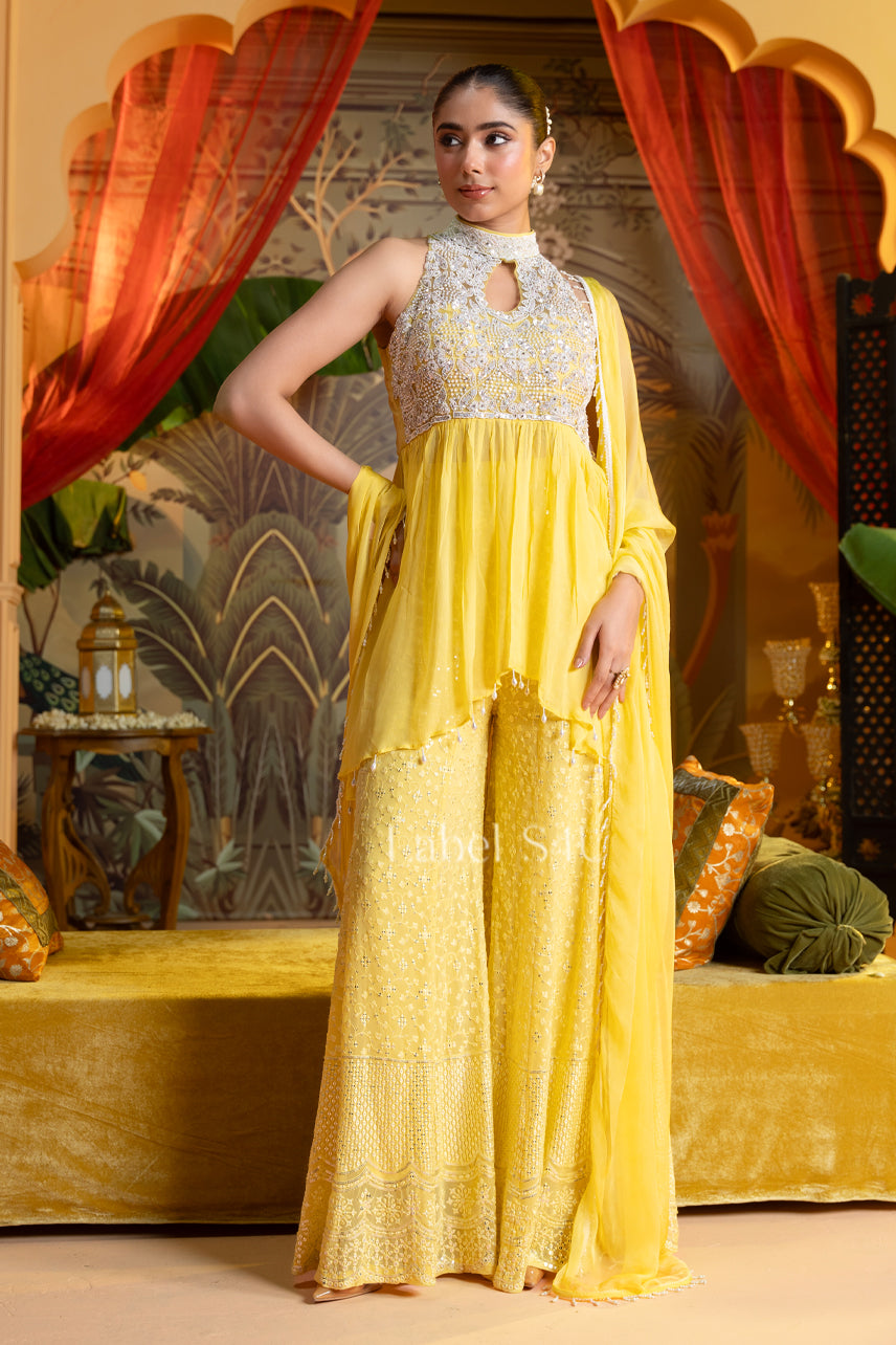 Sunshine Sparkle-Palazzo Set