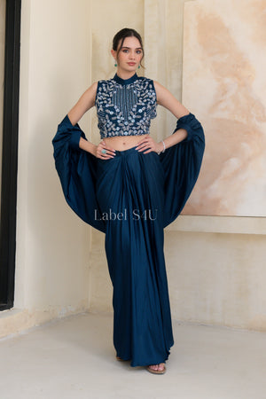 Sapphire Wing Indo-Western Set