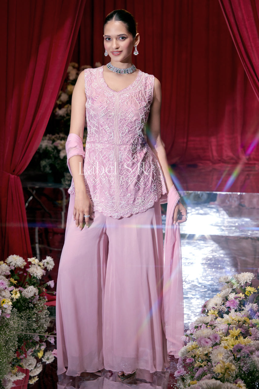 Pink Perfection-Palazzo Set