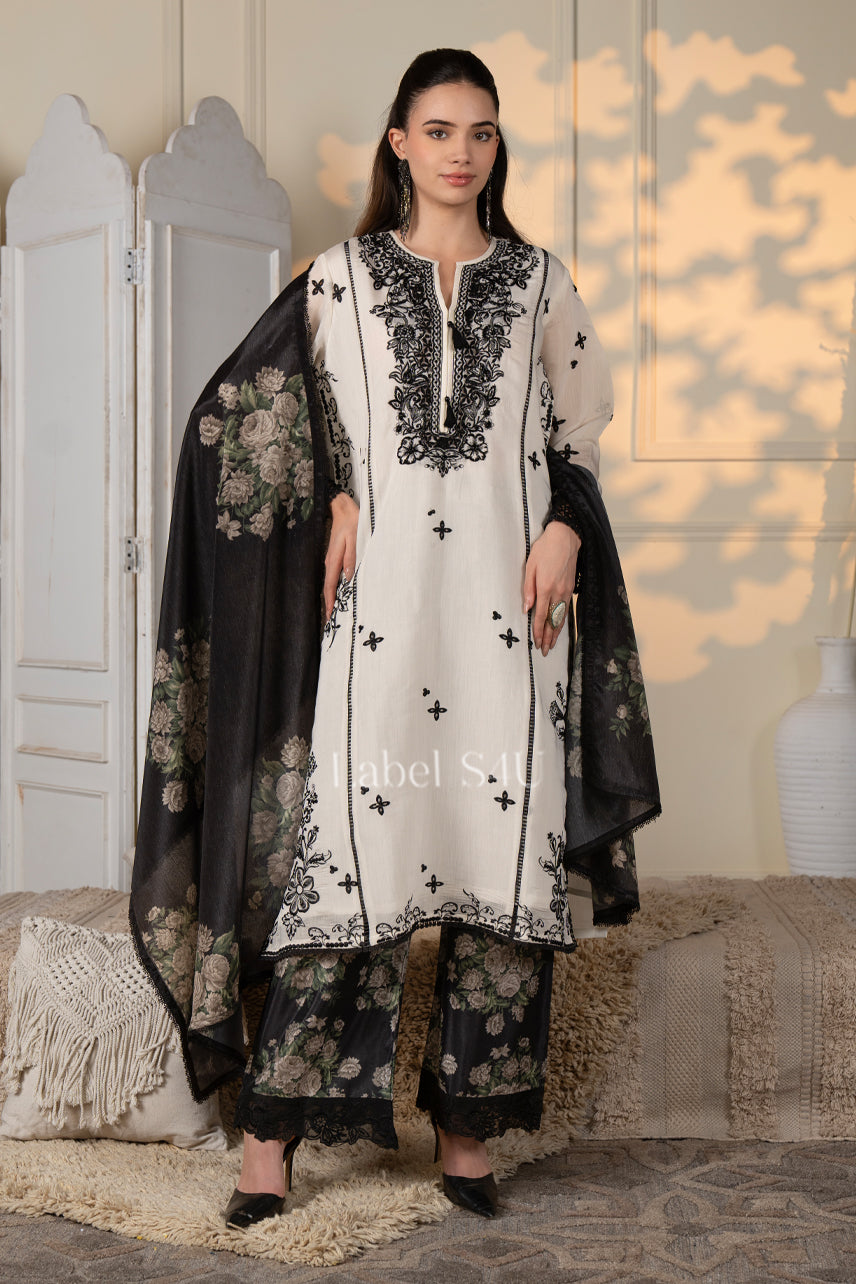 Rukhsaar Floral-Suit Set