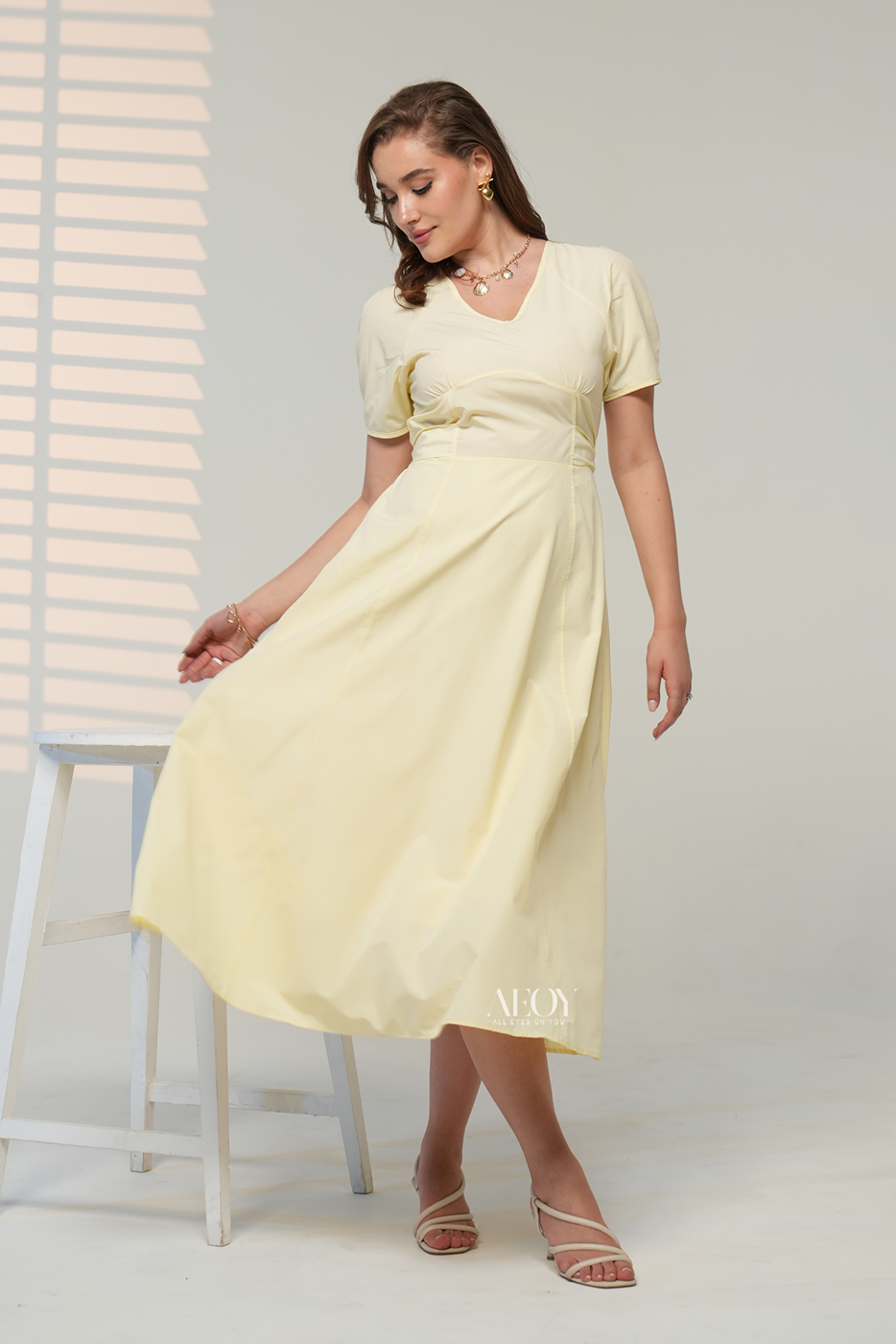 Bow Back -Maxi dress