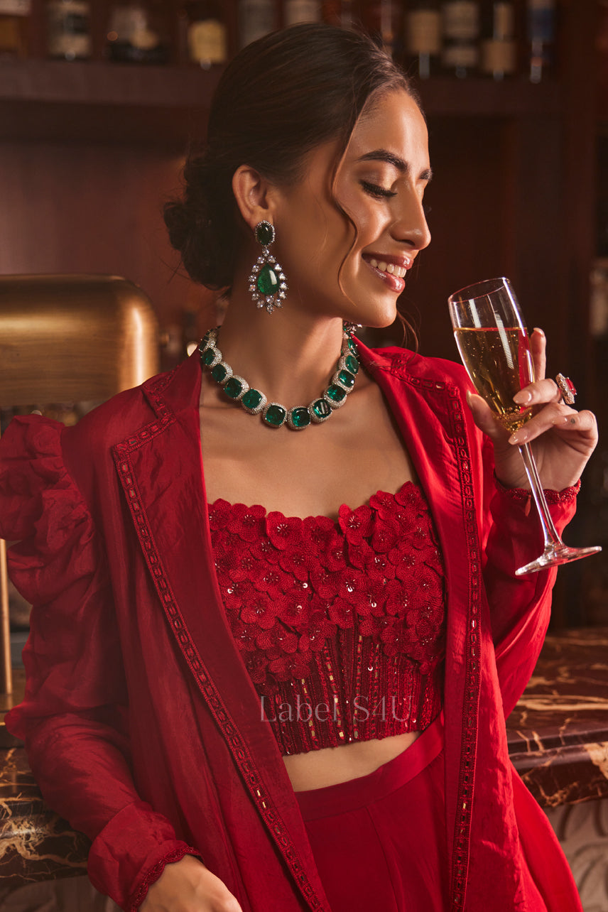 Dil Se Dazzling-Jacket Set – Label S4U