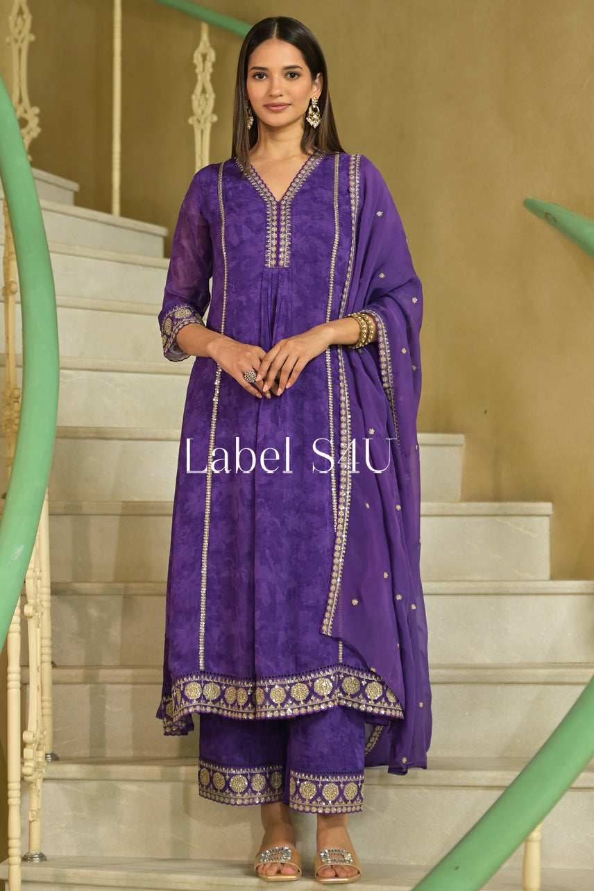 Purple Majesty-Anarkali