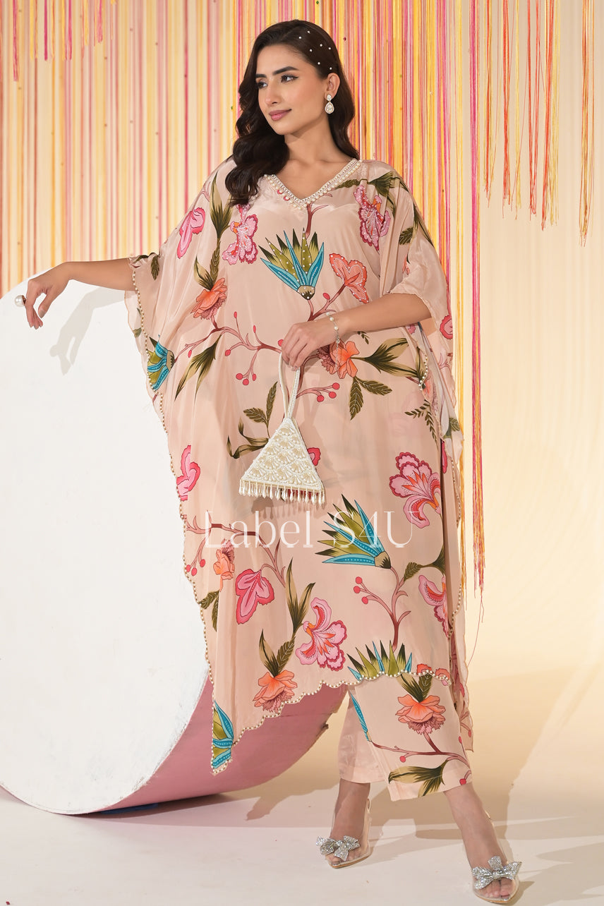 Rosette Reverie-Kaftan Set