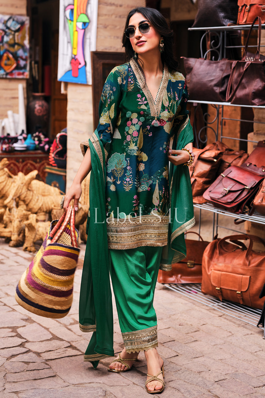 Botanical-Suit Set