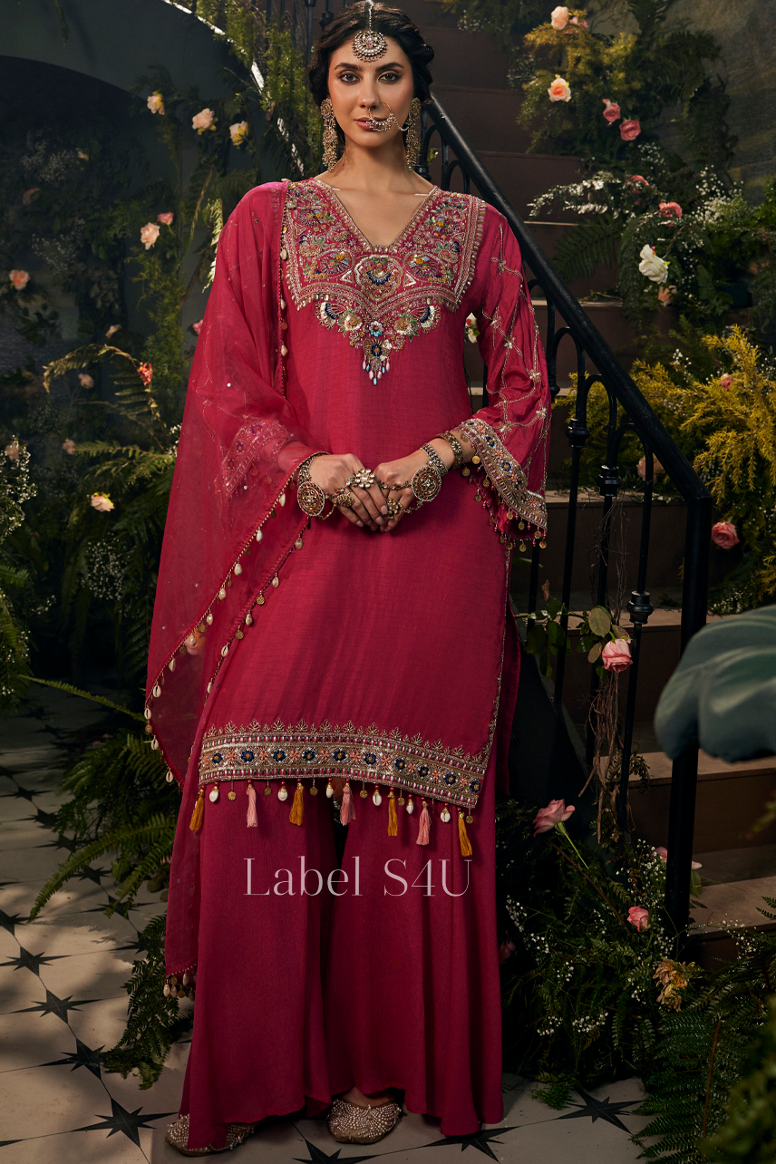 Rani Rooh Embellished Palazzo Set