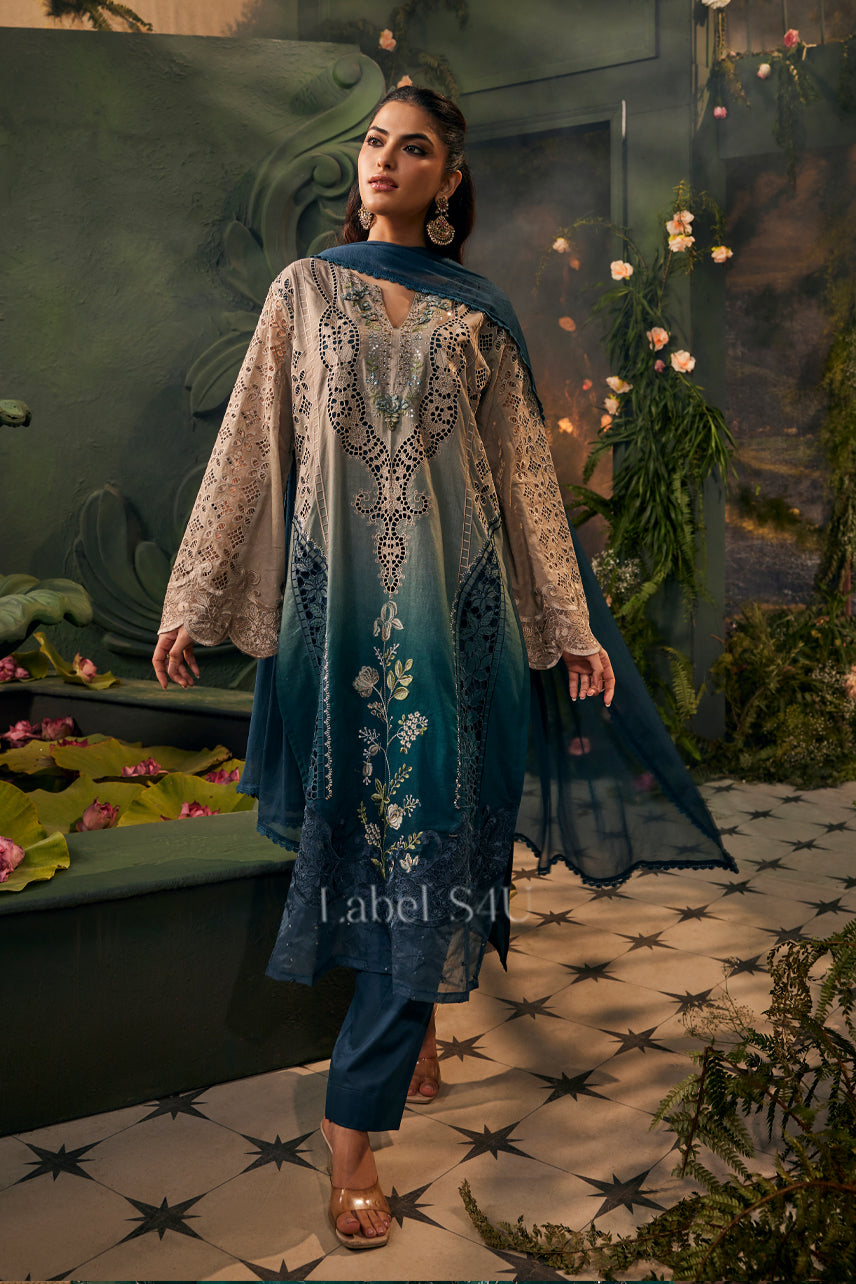 Chandni Bahaar Cutwork-Suit Set