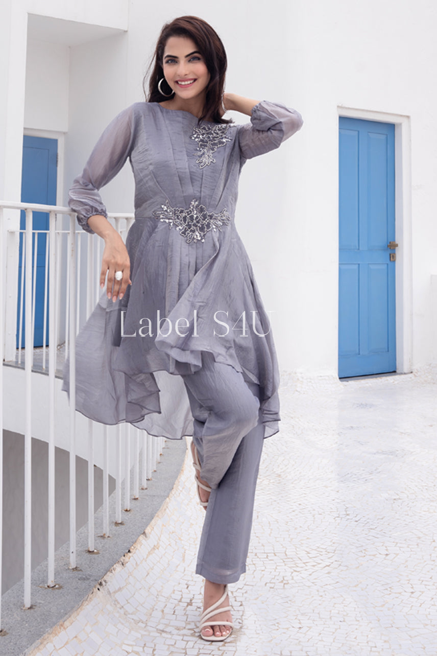 Grey Whisper-Co-Ord-Set