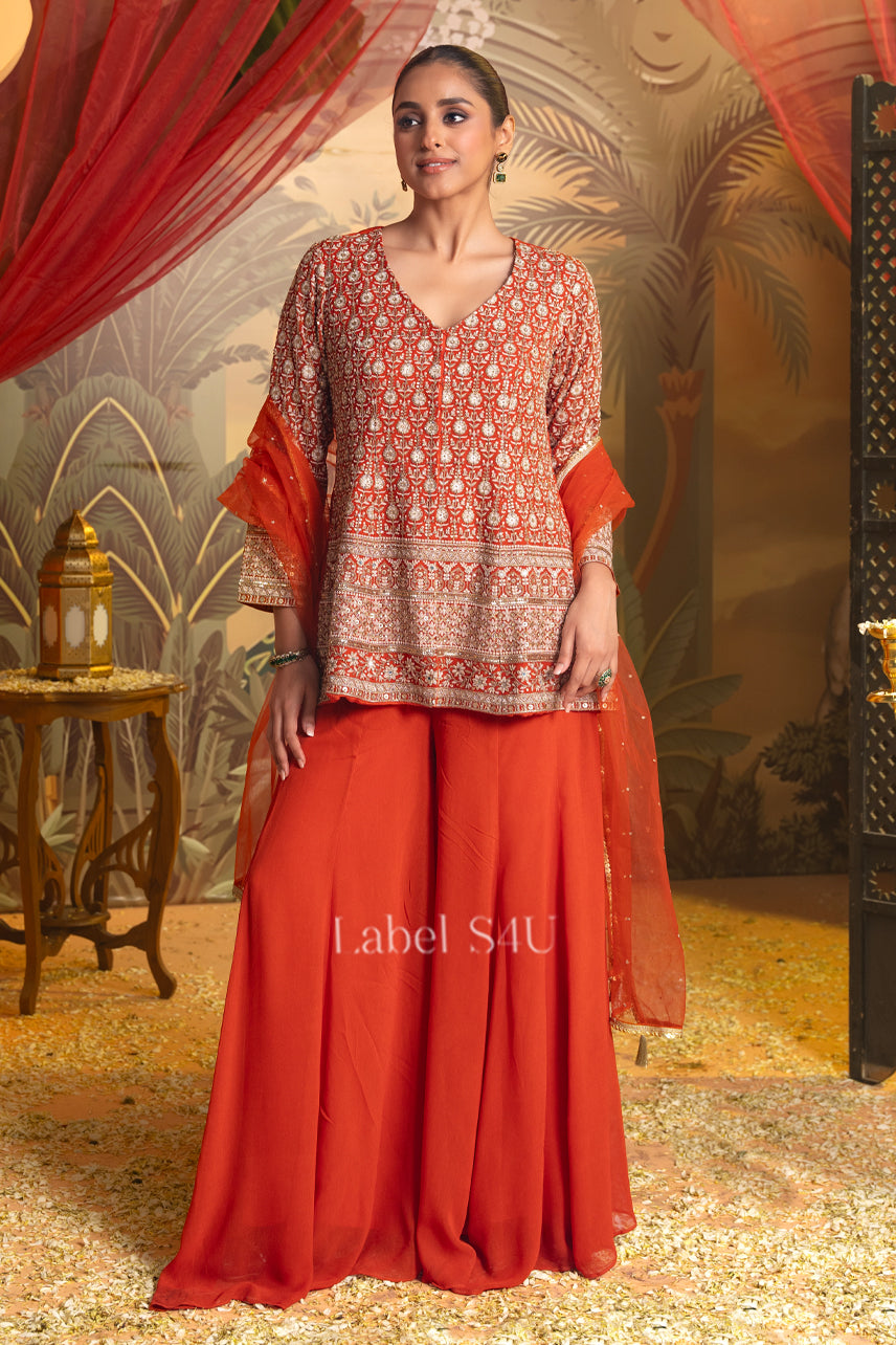 Blazing Beauty-Palazzo Set