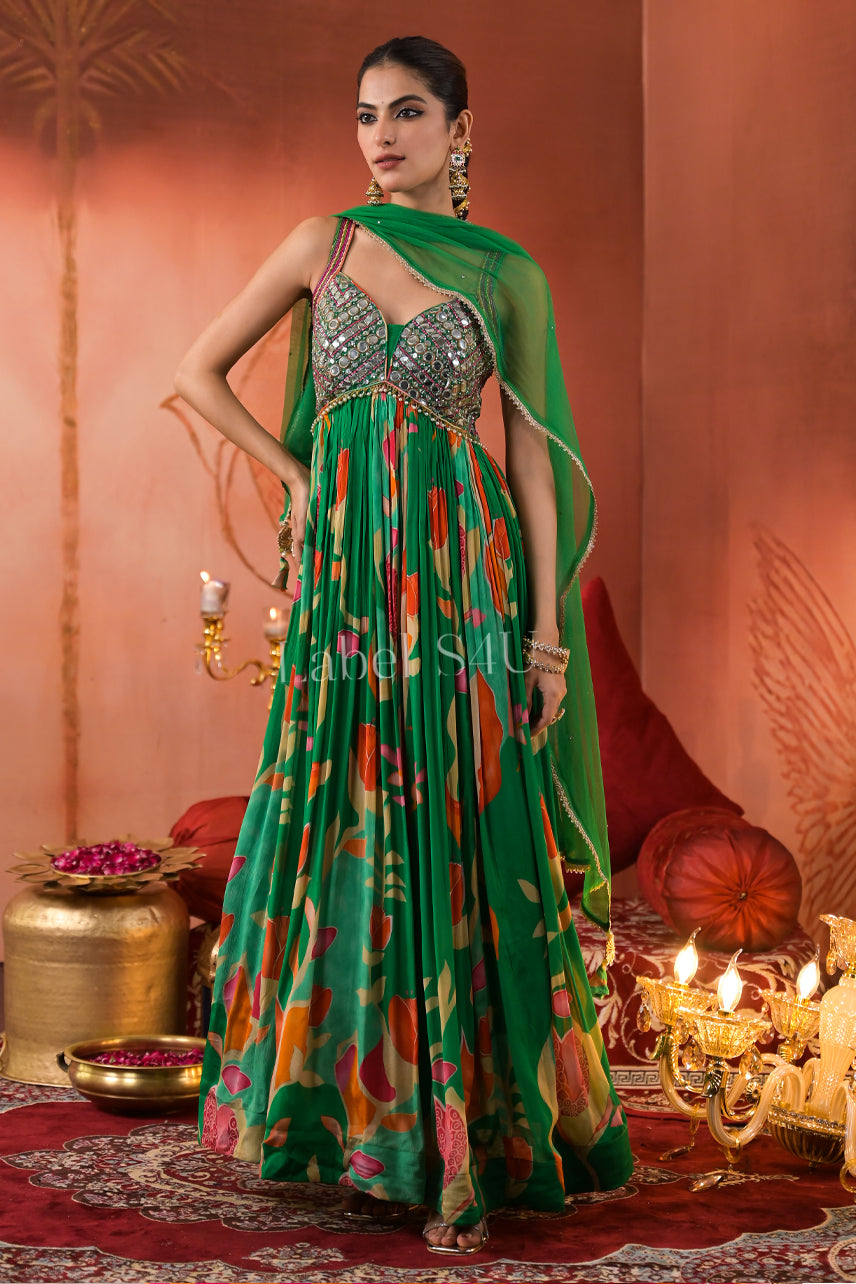 Aahana Floral-Anarkali