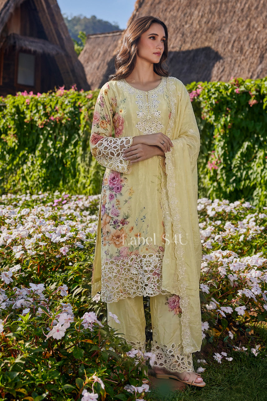 Gulnaz Cutwork-Suit Set