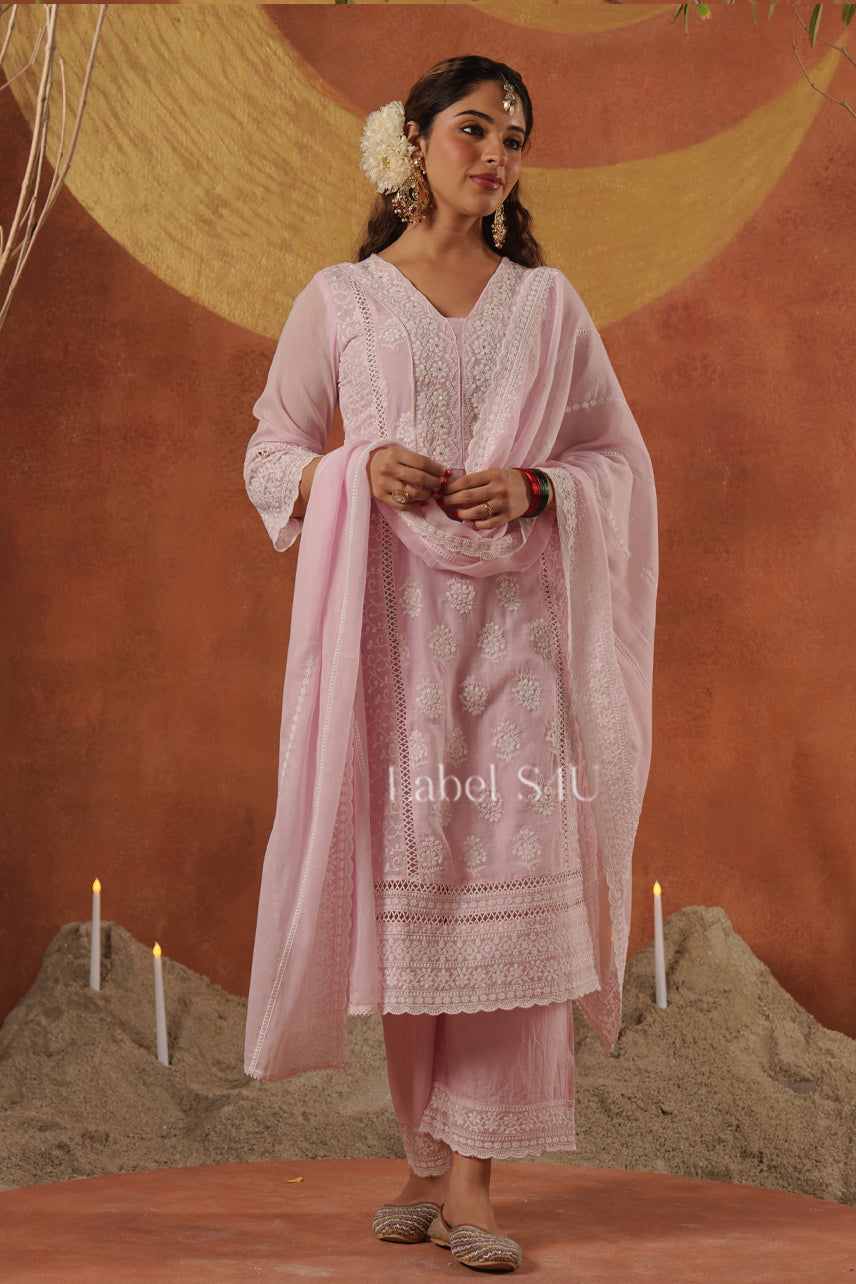 Royal Chikankari Suit Set