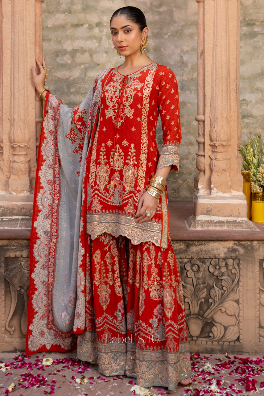 Rangriti Printed Sharara Set