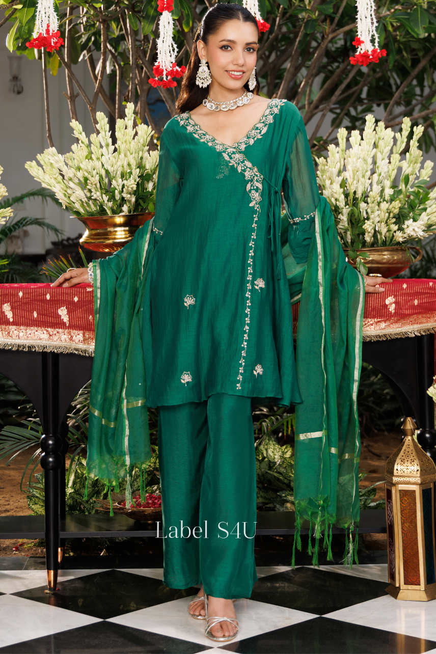 Zariya Leafline Handwork Suit Set