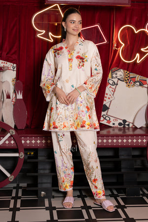 Dream-Cream Cotton Co-ord Set