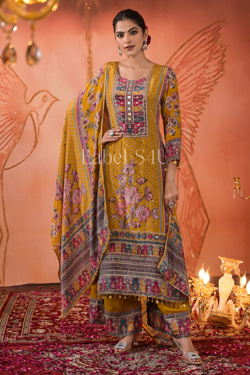 Sunehri Gulbagh-Suit Set