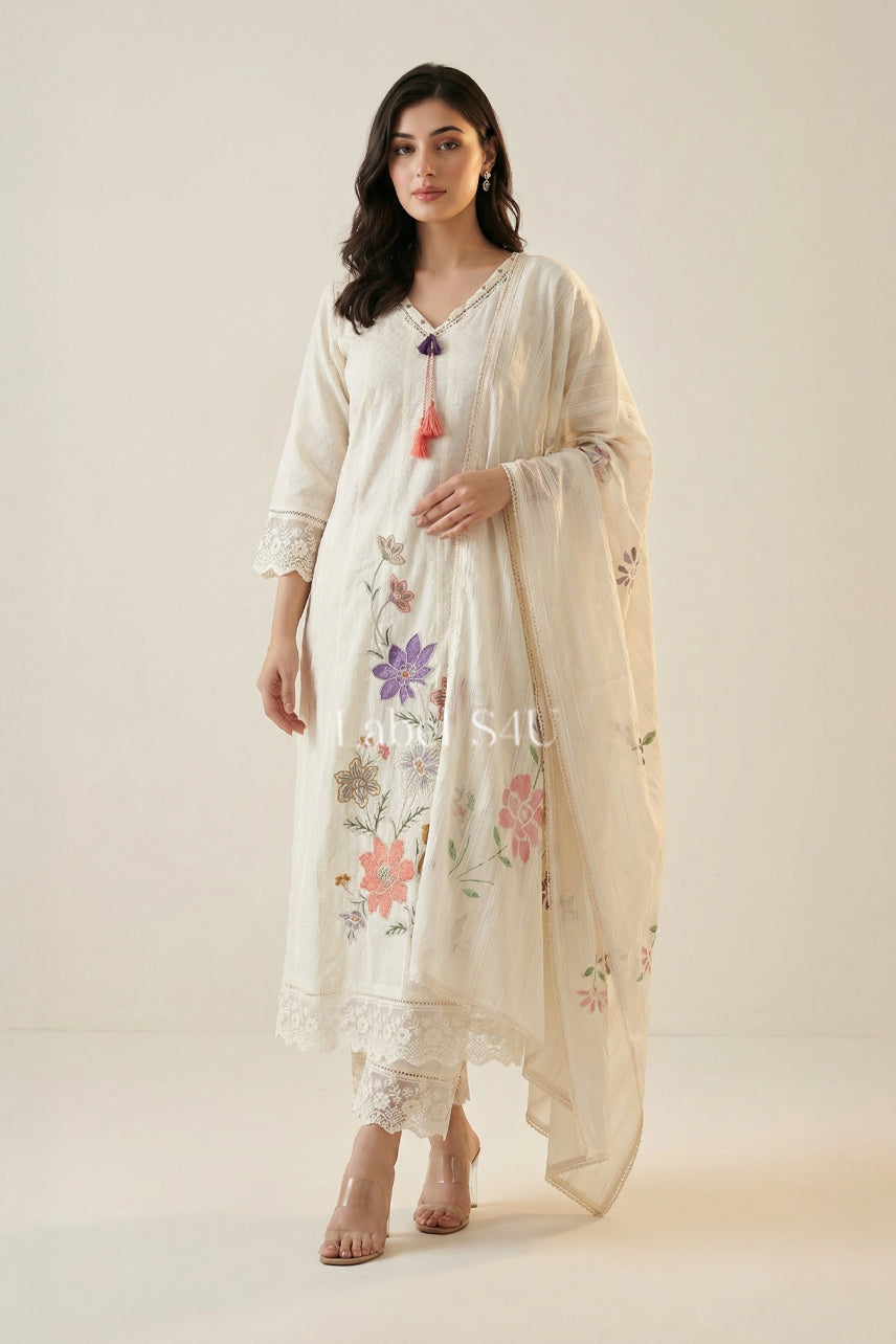 Threads of Summer Bloom Suit Set