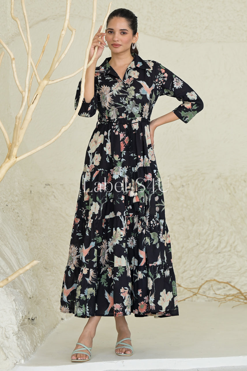Floral Printed-Dress
