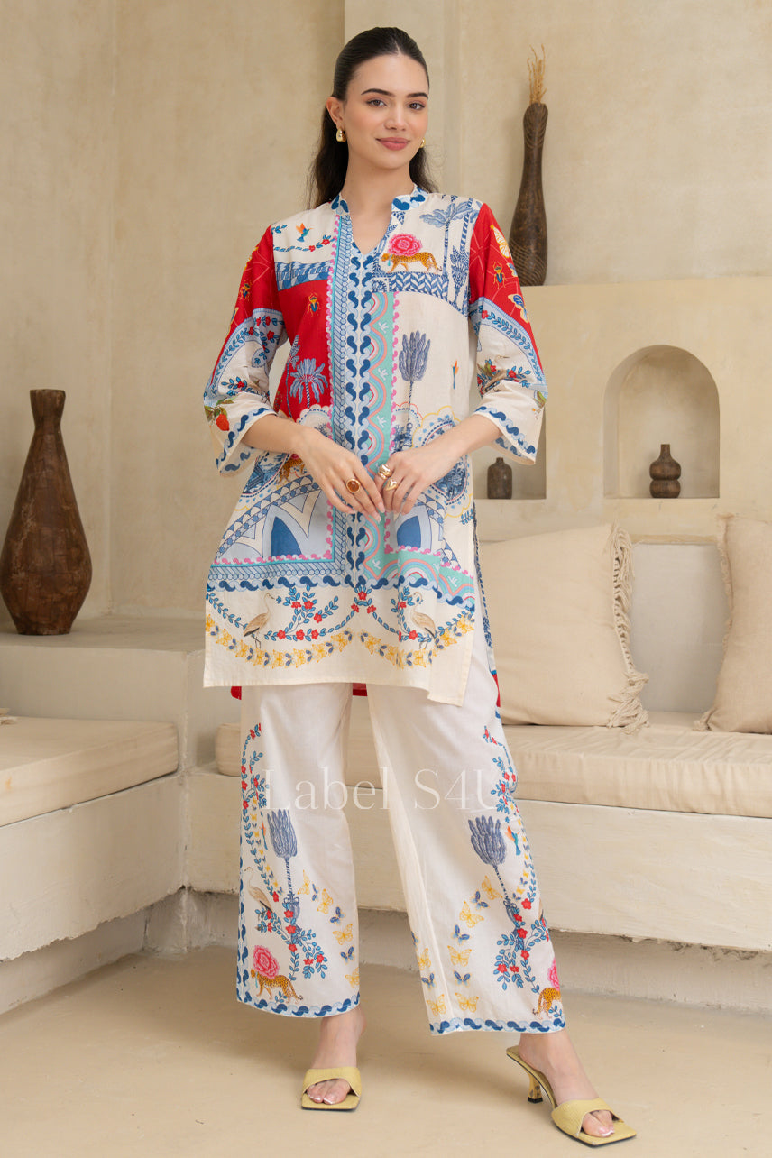Bohemian Printed Cotton Co-ord Set