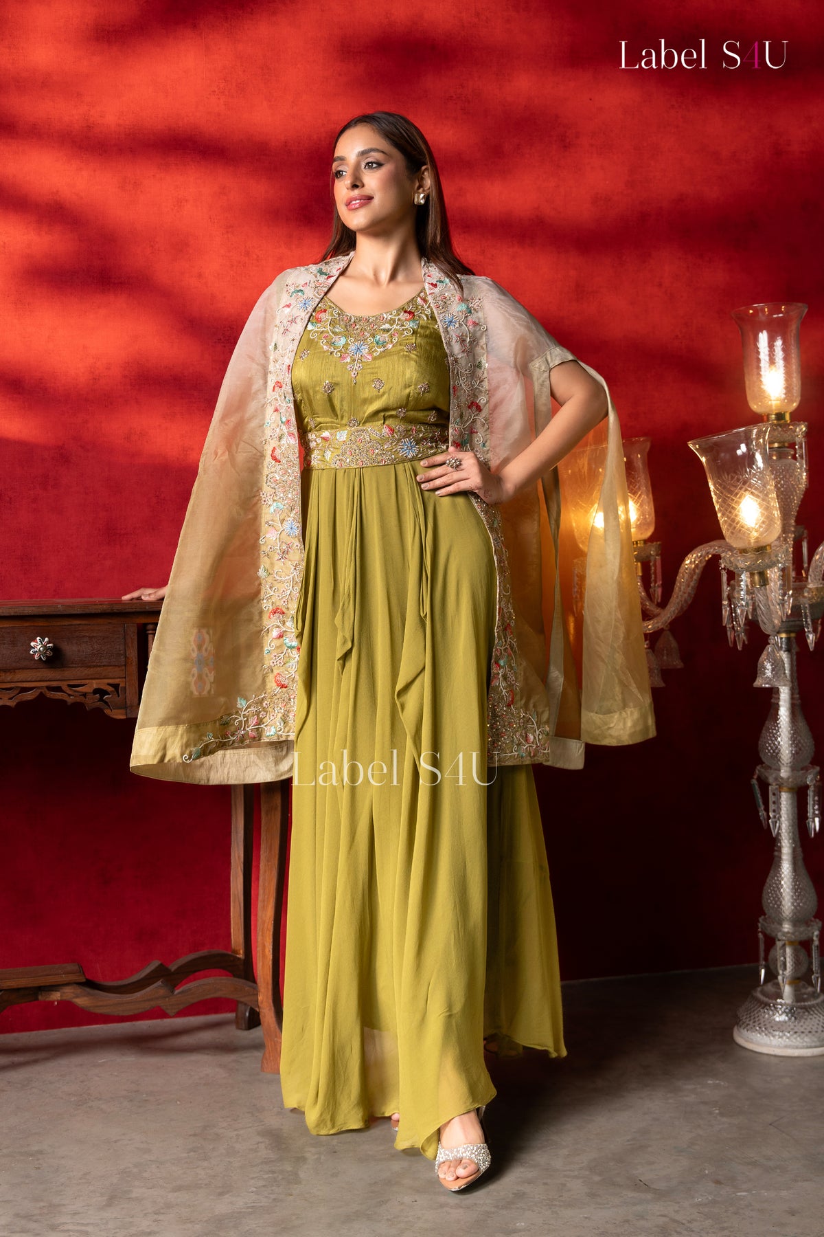 Haseeniyat-Gown Jacket