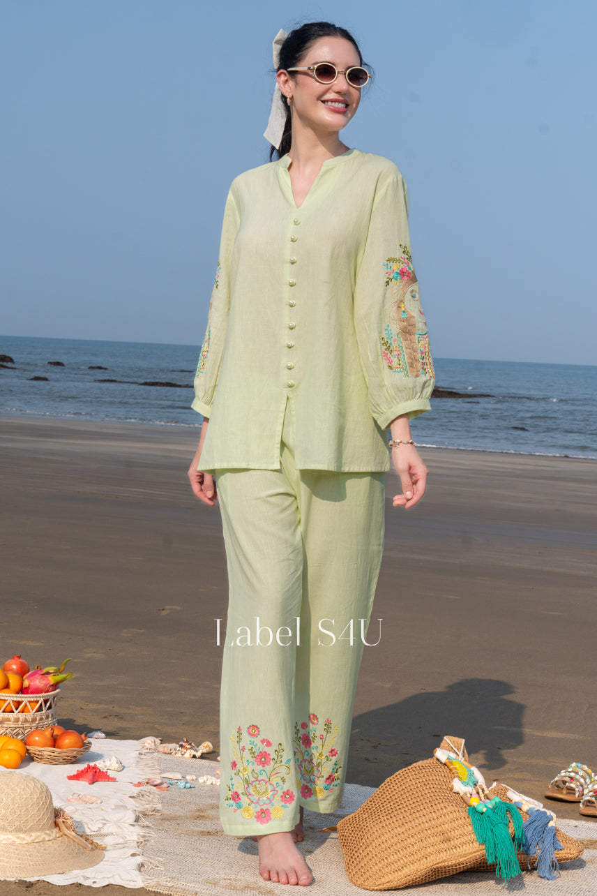Pastel Floral Cotton Co-ord Set