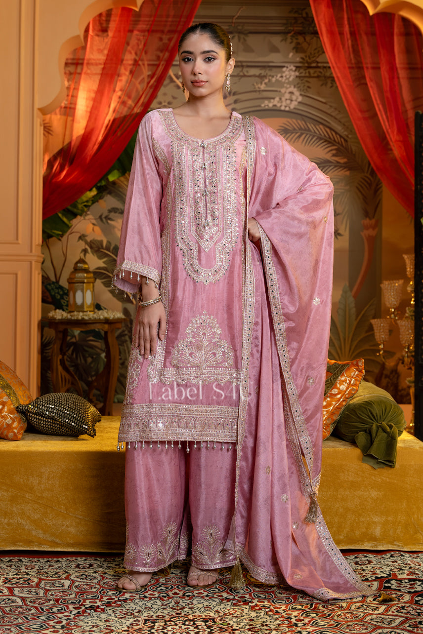 Pink Affair-Palazzo Set