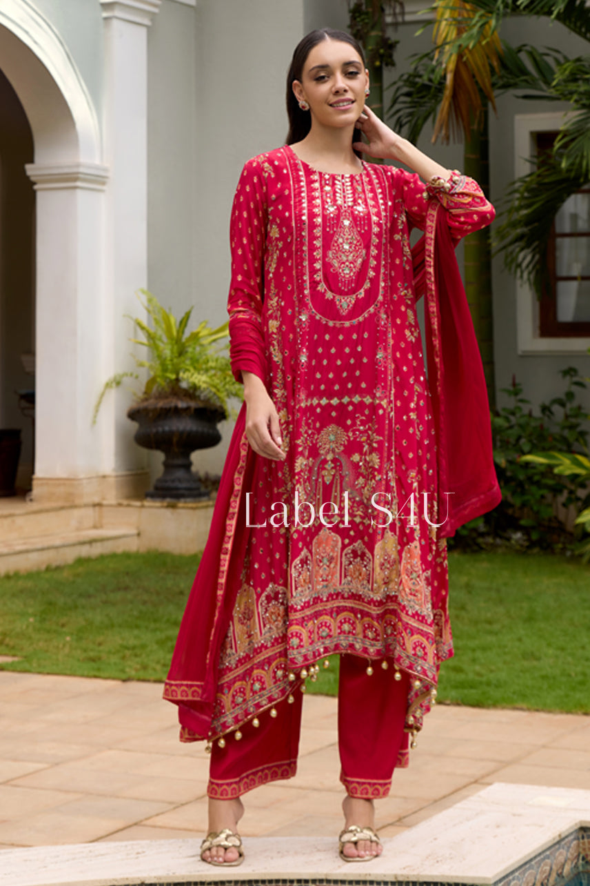 Cardinal Charm-Anarkali