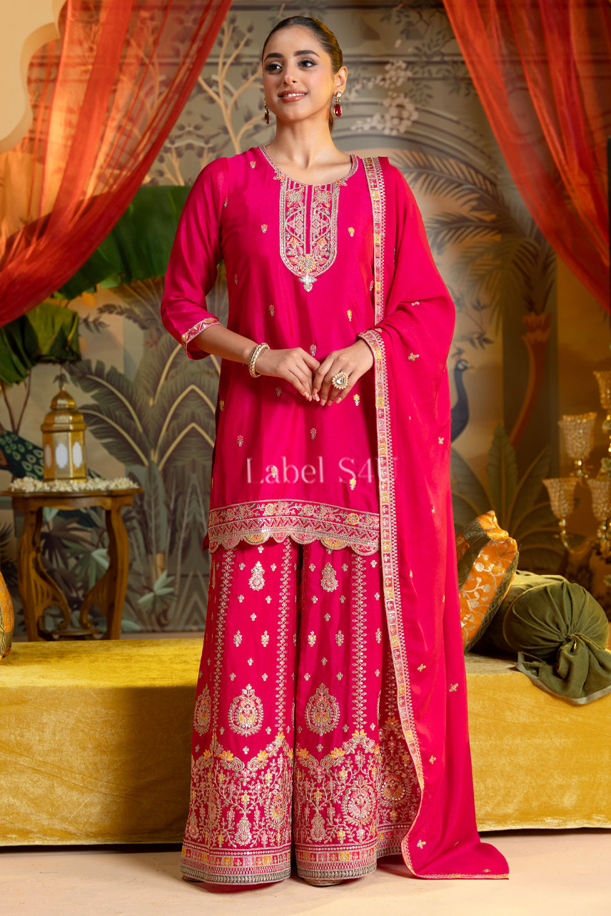 Graceful Glow-Palazzo Set