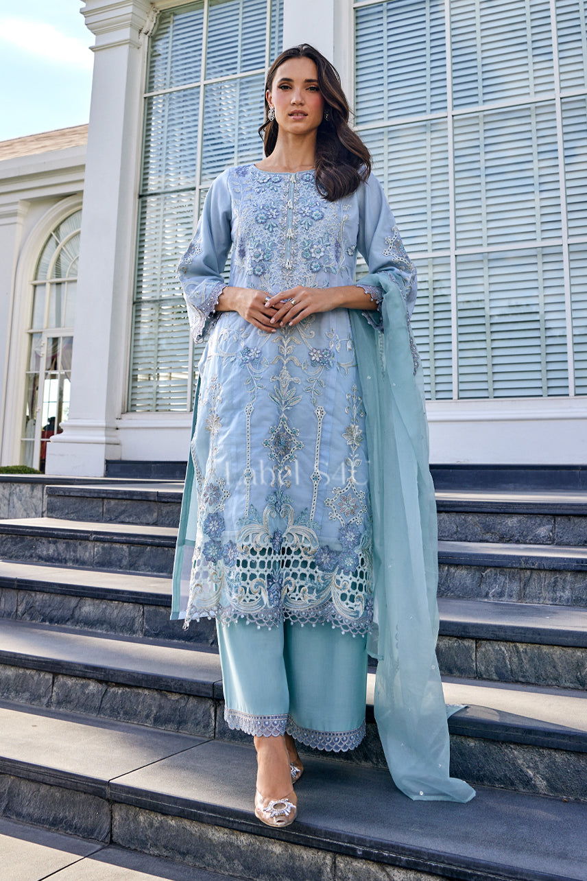Nazm Embroidered-Suit Set