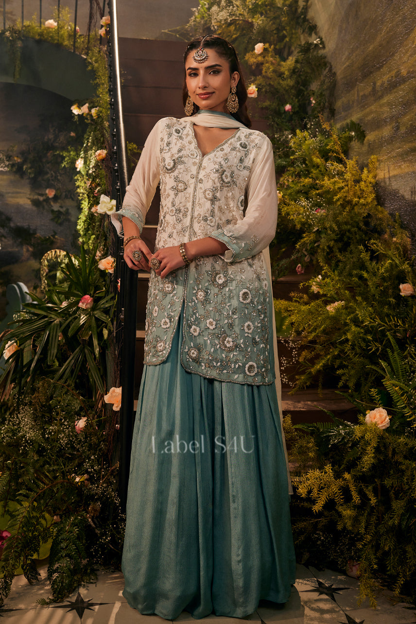 Fiza Handwork-Sharara Set