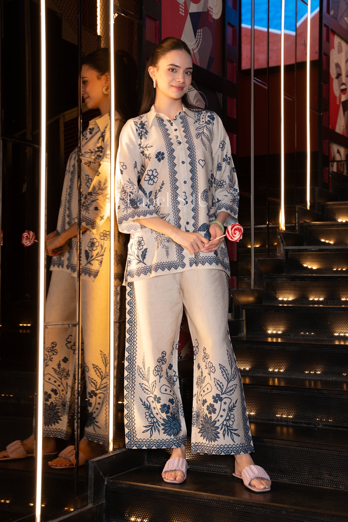 Timeless Floral Printed-Co-ord Set