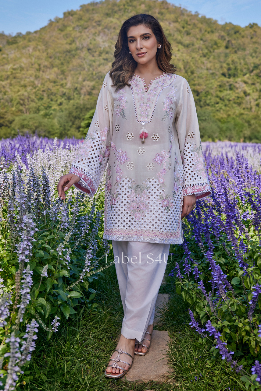 Pastel Cutwork Summer Co-ord Set