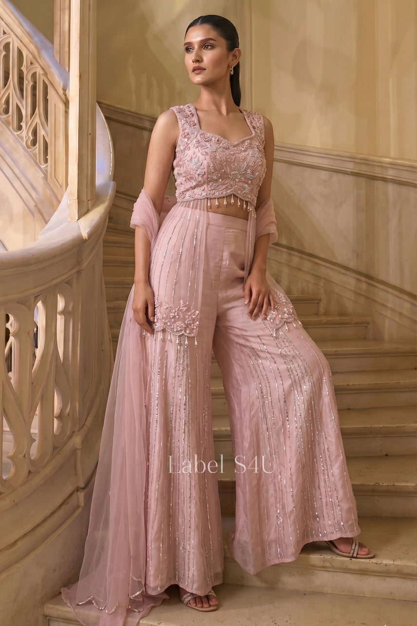 Aarzoo Handwork-Indo-Western Set