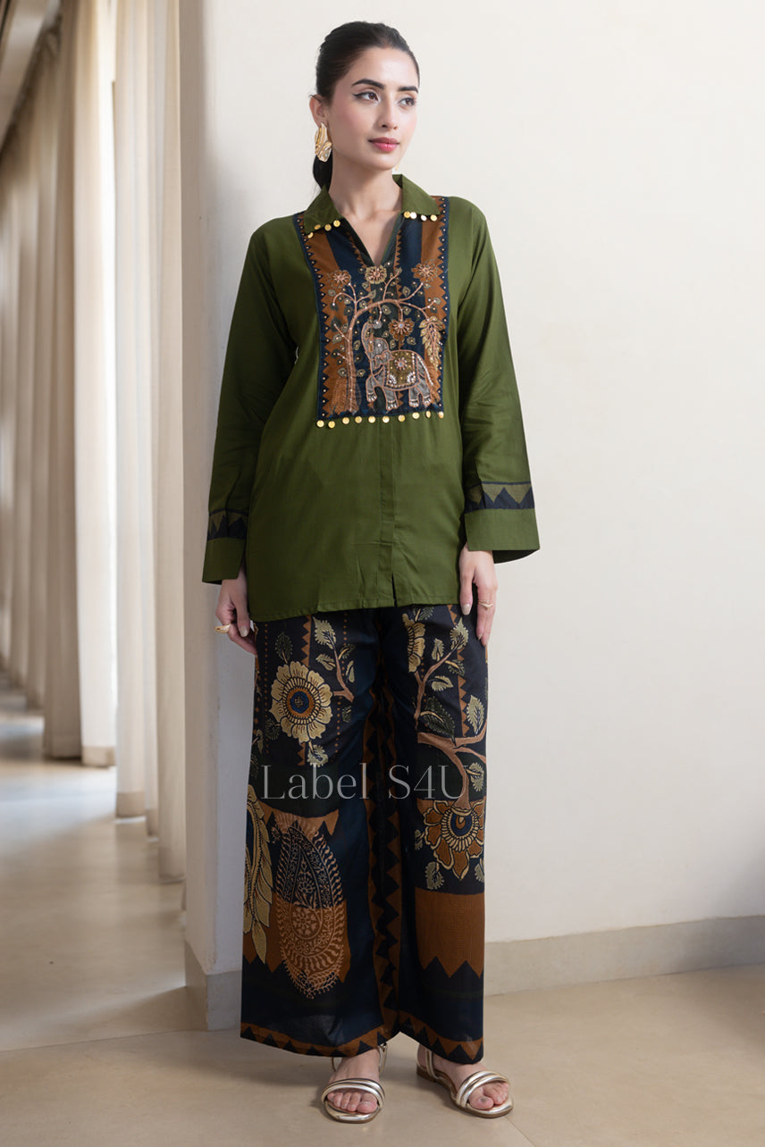 Tapestry Embroidered Printed Co-Ord Set