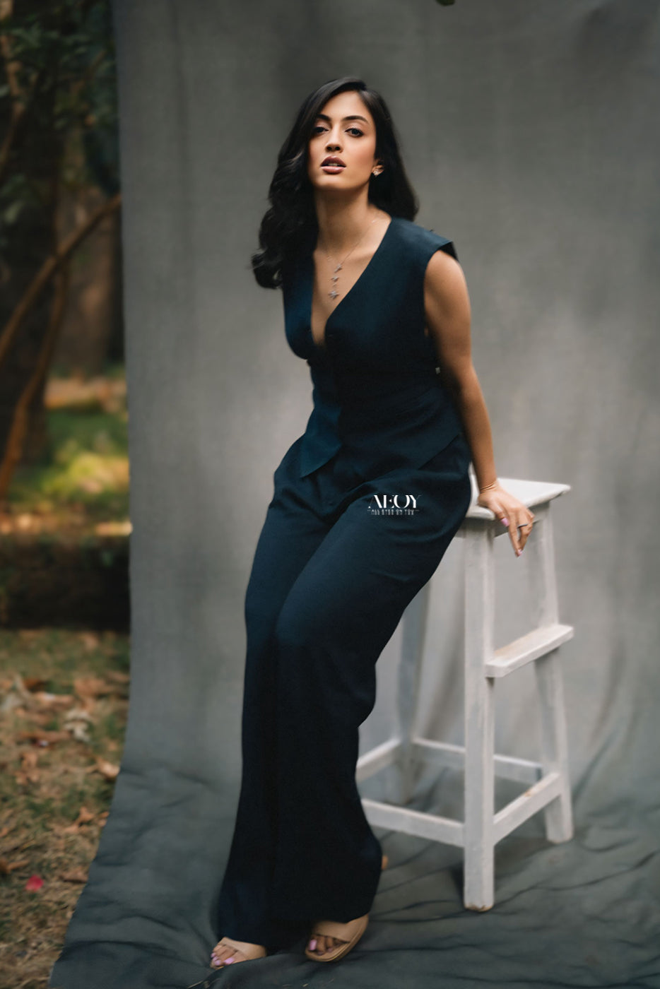 Tailored Linen -Waistcoat Set