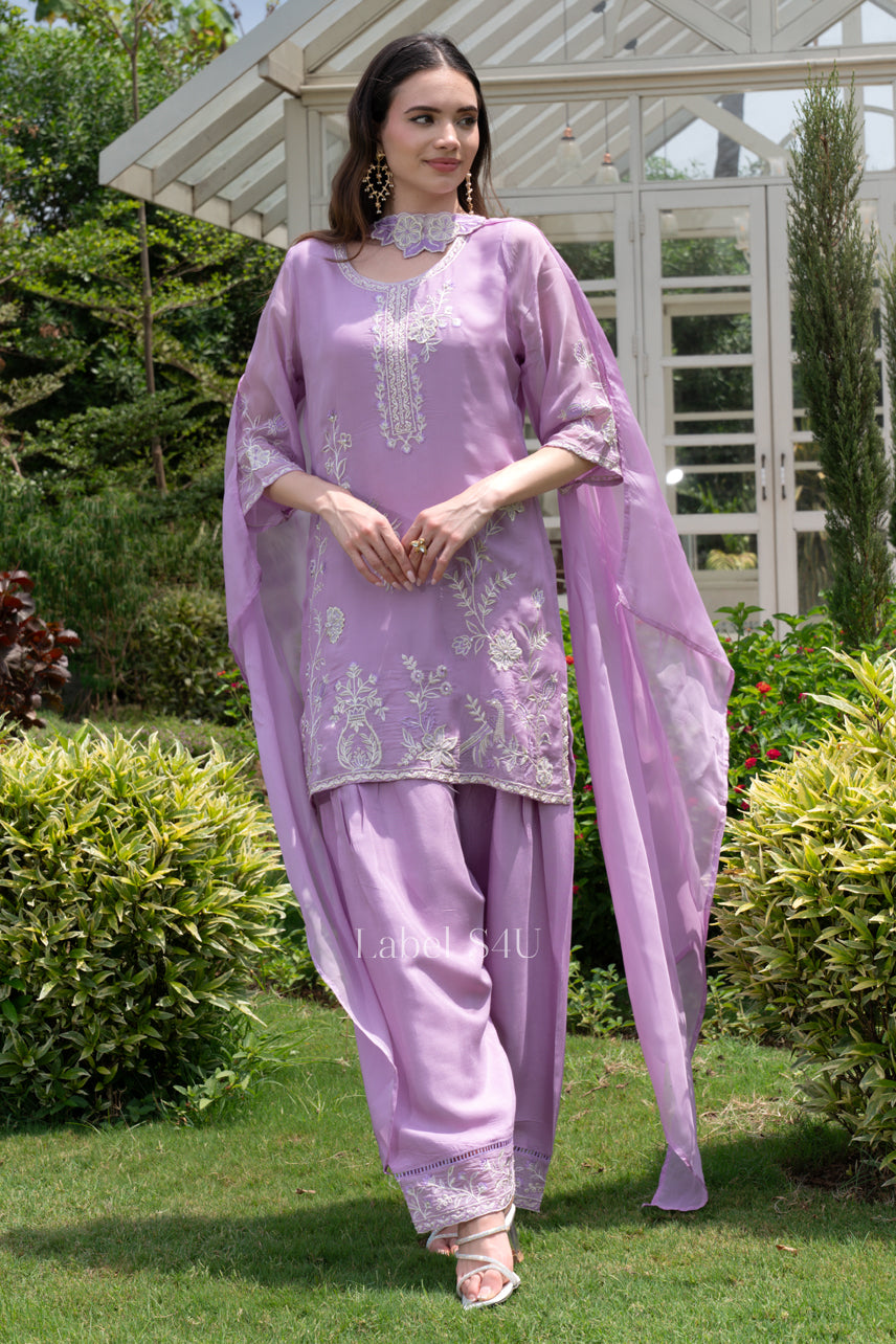 Lavender Charm Farshi Salwar Set