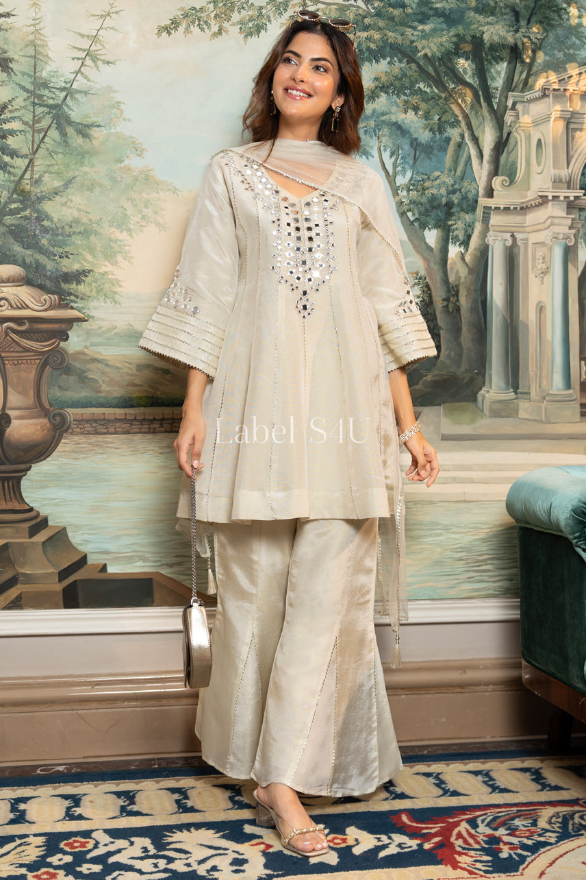 Ivory Charm-Suit Set